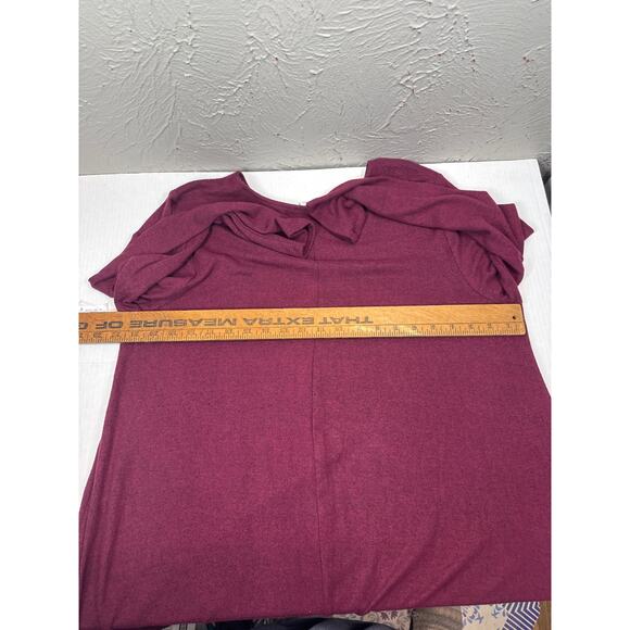 Old Navy Women's Sweater Dress Long Sleeve A-Line Burgundy Purple Size XL NWT - Picture 5 of 5